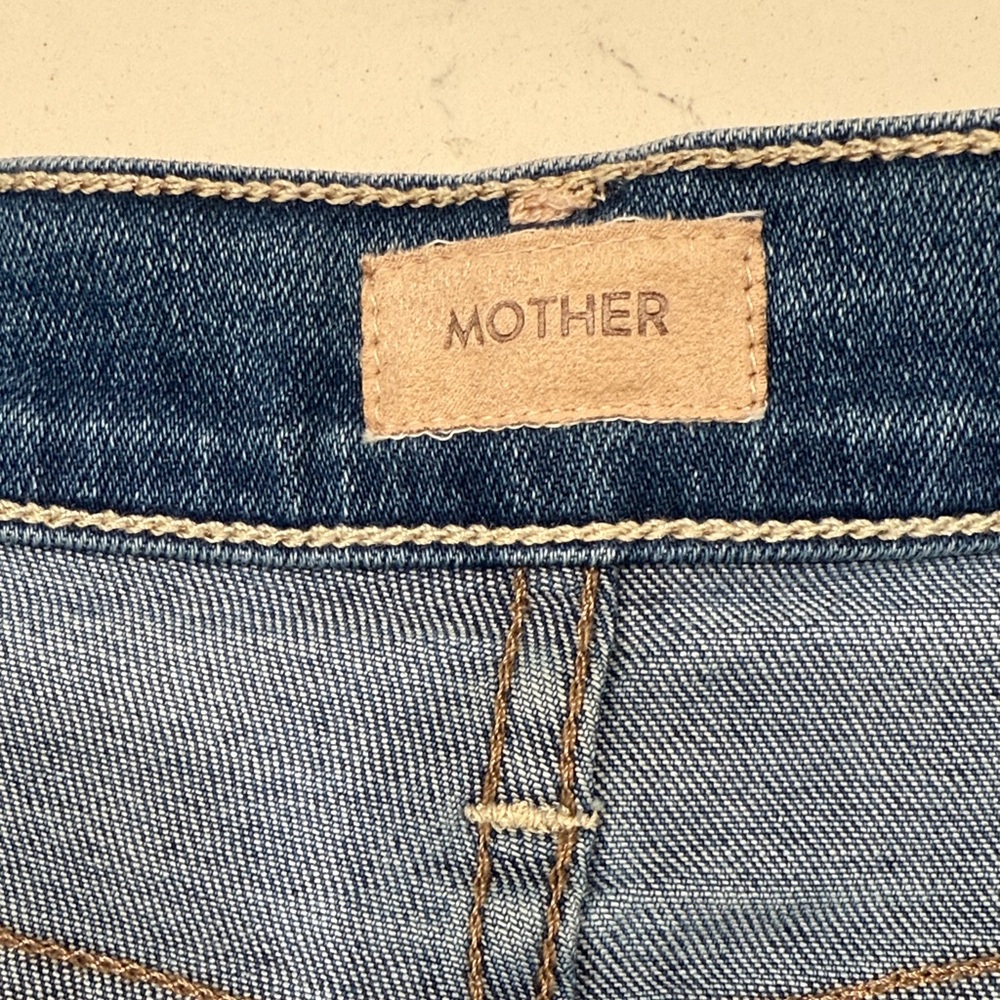 NEW WITHOUT TAGS!!! MOTHER Classic Blue Straight Leg Jeans - Picture 4 of 10